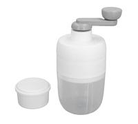 Baxnore Trituradora de hielo manual Máquina portátil de cono de nieve con cuchillas de acero inoxidable Cubo de hielo desmontable de gran capacidad de 1 litro para el hogar Fiestas