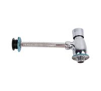 Baxnore Válvula de al ras urental, manual de latón Botón de inodoro Válvula de descarga, herramienta de lavado de ahorro de agua para lugares públicos de baño, instalar válvula de