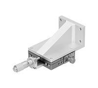 Baxnore ZSG60 Ejes Z Etapa lineal Manual Guía de bolas de precisión Mesa deslizante 60x60 mm Aleación de aluminio Alta capacidad de carga Movimiento suave para microscopios ópticos
