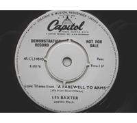 Baxter, Les Love Theme From A Farewell To Arms 7" Capitol CL 14840 EX 1950s demo