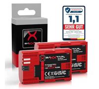 Baxxtar 2X Batería para Canon LP-E6 LPE6 EOS 5D Mark I-IV, 2250mAh 7.2V | Compatible: Canon EOS 5D, 5D Mark II / Mark III / Mark IV, 5DS R, 60Da, 6D Mark II, 7D Mark II, Canon WFT-E5, WFT-E7, XC10