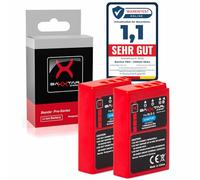 Baxxtar 2X BLS-5 Batería 1100mAh 7.4V Repuesto para Olympus BLS5 Compatible con Olympus OM-D E-M10 Mark II III IV Pen E-P3 E-PL2 E-PL3 E-PL5 E-PL6 E-P7 E-PL7 E-PL8 E-PL10 EPM1 EPM2