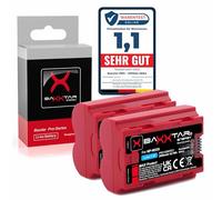 Baxxtar 2X MaxProtect Batería NP-W235 2600mAh Repuesto para Fuji NPW235 NP W235 con Sensor NTC y V1 Caso Compatible con Fujifilm GFX-50s II GFX-100S GFX-100 II X-H2 X-H2S X-S20 X-T4 X-T5