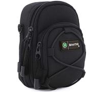 Baxxtar Blackstar V4 - Funda Bolsa para cámara compacta - Lumix DC TZ202 TZ200 TZ99 TZ96 TZ95 DMC TZ100 TZ90 TZ80 - PowerShot SX730 SX740 G5 X II G7 X II III - Tough TG-5 TG-6 TG-7 - Negro -