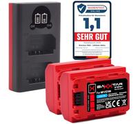 Baxxtar Cargador USB Dual LCD + 2X batería NP-FZ100 de 2600mAh compatibles con Sony Alpha 6600 6700 A6600 A6700 A1 A9 9 R S II A7 III IV A7R 7 C 7CR 7S 7R A7III R V R3 R4 FX3 FX30 A7C2 A7R3 NPFZ100