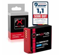 Baxxtar DMW-BLG10 Batería Repuesto para Panasonic DMW-BLG10E DMW BLG10 1000mAh 7.2V Compatible con Panasonic Lumix DC GX9 G110 G100 TZ202 TZ101 TZ99 TZ91 GF3 GF5 GX7 GX80 LX100 II ZS70 ZS110