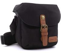 Baxxtar Louis Funda de Cámara Canvas - para Canon EOS R/M y Fujifilm X | 16 cm) - para Canon EOS M50 RP R10 R50, Fujifilm X-T5 X-T30, Lumix FZ1000 II FZ82, Coolpix B500 - Cierre magnético rápido