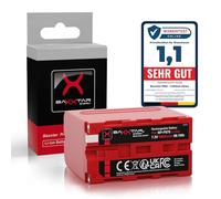 Baxxtar NP-F970 Batería 9600mAh Compatible con videocámaras Sony, Indicadores LED, iluminación, luz de Video, monitores, cámara, Battery NP-F550 NP-750 NP-F950 NPF970 NP F970