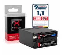 Baxxtar NP-F990 Batería 10400mAh Compatible con Sony NP-F970 CCD-SC5 SC65 CCD-TR1 TR3 TR8E TR57 TR67 TR76 TR87 TR200 TR215 TR300 TR416 DCR-TR8000E TRV15 TRV25 TRV35 TRV45 NPF990 NP F990