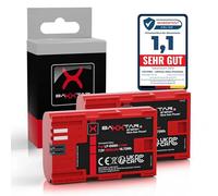 Baxxtar Pro 2X LP-E6NH Batería Recargable 2600mAh Compatible con Canon EOS R5 R6 R6II R7 5D Mark II III 5DS 6D 7D 60D 70D 80D 90D WFT-E5 WFT-E7 XC10 XC15 LPE6NH LP-E6