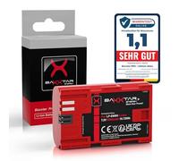 Baxxtar Pro LP-E6NH Batería Recargable 2600mAh Compatible con Canon EOS R5 R6 R6II R7 5D Mark II III 5DS 6D 7D 60D 70D 80D 90D WFT-E5 WFT-E7 XC10 XC15 LPE6NH LP-E6