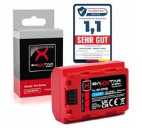 Baxxtar Pro NP-FZ100 batería de cámara (2600mAh - generación IV) - Compatible con Sony Alpha 6700 A1 7C II 7CR 7 IV 7R IV V ZV-E1 etc.