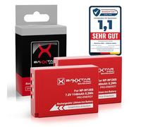 Baxxtar Pro NP-W126s NP-W126 Baterías 2X (1140mAh) para FinePix X100V X100VI X-A7 X-A10 X-E3 X-E4 X-H1 X-M5 X-Pro2 X-Pro3 X-S10 X-T3 X-T10 X-T20 X-T30 X-T30 II X-T50 X-T100 X-T200 y demás