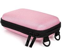 Baxxtar Pure S - Funda rígida para cámara (6cm x 2,5-3cm x 10,5cm) con trabilla para el cinturón y Correa Bandolera - Pink Rosa -