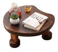Bay Window Zen Tea Low Table Retro Japanese Small Coffee Table Home Coffee Table Simple Tatami Table Can Be Used As Low Stool (Size : 50x21cm)