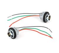 BAY15D / 1157 soporte de lámpara de núcleo de hierro adaptador de toma de base conector de haz para freno/parada/intermitente, toma de luz adaptador hembra cable de arnés de cables