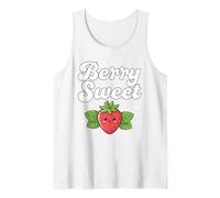 Baya Dulce, Linda Fruta Kawaii Camiseta sin Mangas