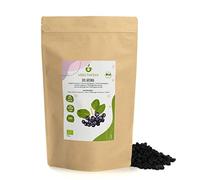 Bayas de Aronia Secas Orgánicas (500g), Bayas de Aronia Enteras Sin Azúcar de Cultivo Orgánico, 100% Naturales y Puras, Snack de Frutas Listas para Comer, Veganas