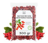 Bayas de Goji Sin Azucar 300 g - Bayas de Goji Deshidratadas - Snacks Saludables - Sin Azucar Añadido, Sin Conservantes, Sin Gluten