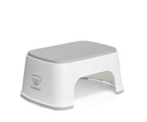 BAYBJÖRN Taburete Para Niños, Blanco/Gris