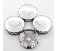 BayDe 4 pcs Acrílico/ABS AntióXido Rueda Llantas-Tapas,para SsangYong 60mm Rueda Centro Centrales Tapas Prueba Polvo Impermeable Tapacubos
