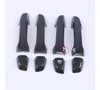 BAYDE Para CR-V Para CRV 2017-2021, Cubiertas Cromadas Fibra Carbono Para Manija Puerta Coche, Embellecedor Superposición, Accesorios Estilo Para Automóvil Ajuste cubierta