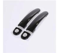 BAYDE Para TT 8n Para MK11998-2006 Para A2 1999-2005 Cubiertas Manija Puerta Coche Negro Brillante Cromado Accesorios Coche Pegatinas Diseño Ajuste cubierta