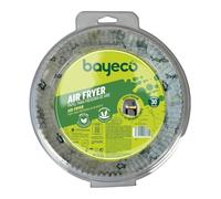 Bayeco Airfryer - Papel de Freidora de Aire - Pack 30 uds - 20cm - Antiadherente - Adaptable a cesta cuadrada y circular - Apto para hornos y microondas