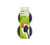 Bayeco Recambios Estropajo De Acero Inoxidable 2 Unidades 60 g