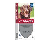 Bayer advantix - gotas antiparasitarias para perros l - 4 x 4 ml