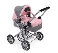 Bayer Chic 2000 555-15 Smarty - Cochecito para muñecas a Partir de 2 años, Color Gris y Rosa