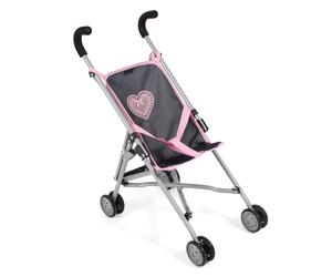 Bayer Chic 2000 601 26 Mini-coche de muñecas 'Roma', melange gris - navy