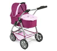 Bayer Chic 2000 637 29 Carrito para muñecas, 3 en 1, Color Morado, Lila/Rosa
