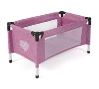 Bayer Chic 2000 652-62 Cama de Viaje para muñecas bebé Jeans Rosa