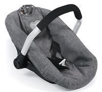 Bayer Chic 2000 708-76 - Asiento de Coche para muñecas de bebé, Color Gris