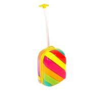 Bayer Chic 2000 - Bouncie Rainbow - Maleta Infantil con Ruedas, carbón, 46 cm, Equipaje Infantil