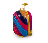 Bayer Chic 2000 - Bouncie Rainbow - Maleta Infantil con Ruedas, carbón, 46 cm, Equipaje Infantil