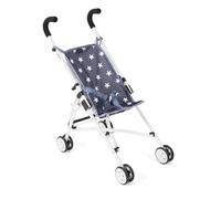 Bayer Chic 2000 - Cochecito de muñecas Roma, Cochecito para muñecas, Mini Cochecito, Estrella, Azul Marino, 601-51
