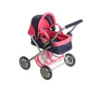 Bayer Chic 2000 - Cochecito de muñecas Smarty, pequeño Cochecito para niños a Partir de 2 años, Cochecito de Juguete, Confeti, Color Rosa