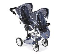 Bayer Chic 2000 Cochecito Muñecas Linus Duo | Carricoche Gemelar de Juguete