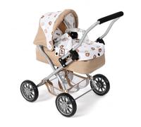 Bayer Chic 2000 Cochecito Muñecas Smarty | Mi Primer Carrito con Capazo | Primer cochecito de muñecas premium para niños desde 2 años. Ligero, seguro, con capazo blando y cesta portaobjetos.