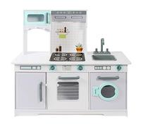 Bayer Chic 2000-Cocina de Juguete, Color Blanco, Menta Gris, 96 x 37,5 x 96,5 cm (307 35)