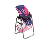 Bayer Chic 2000 - Trona para muñecas, Muebles de muñecas, Accesorios para muñecas, Mariposa, Rosa Marino, 655-33, pequeña