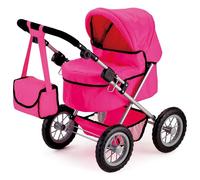 Bayer Design 13029Aa, Cochecito, Carro Muñecas Trendy, Ajustable, Plegable, Rosa, Color (13029)