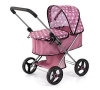 Bayer Design 14976AA Cochecito de muñecas con Cesta integrada, para muñecas de hasta 46 cm