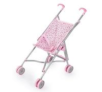 Bayer Design 30102AB Sillita de Paseo muñecas, Plegable, cinturón de Seguridad Integrado, Ruedas Dobles