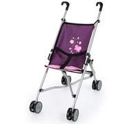 Bayer Design 30157AA Sillita de Paseo muñecas, Plegable, cinturón de Seguridad Integrado, Ruedas Dobles