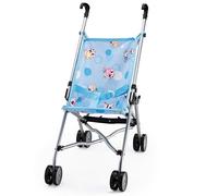 Bayer Design 30534AA Sillita de Paseo muñecas, Plegable, cinturón de Seguridad Integrado, Ruedas Dobles