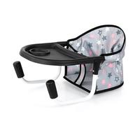 Bayer Design 65907AA Asiento de mesa para muñecas, asiento con bandeja integrada, para muñecos de hasta 46 cm
