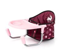 Bayer Design 65923AA Asiento de Mesa para muñecas, Asiento con Bandeja integrada, para muñecos de hasta 46 cm